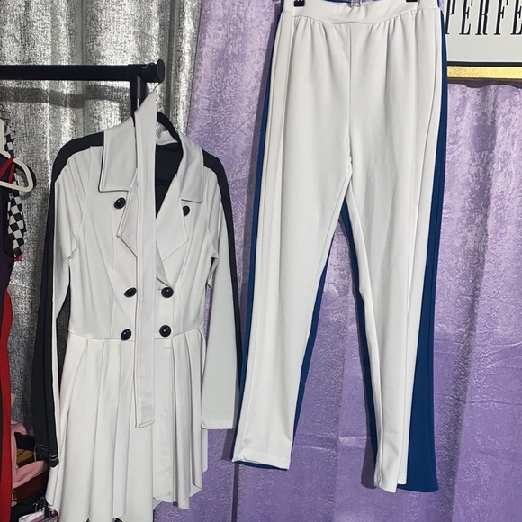 Trendy White 2pc Set - Picture 3 of 6